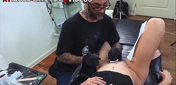  Leah Luv Gets Her Pussy Tattooed